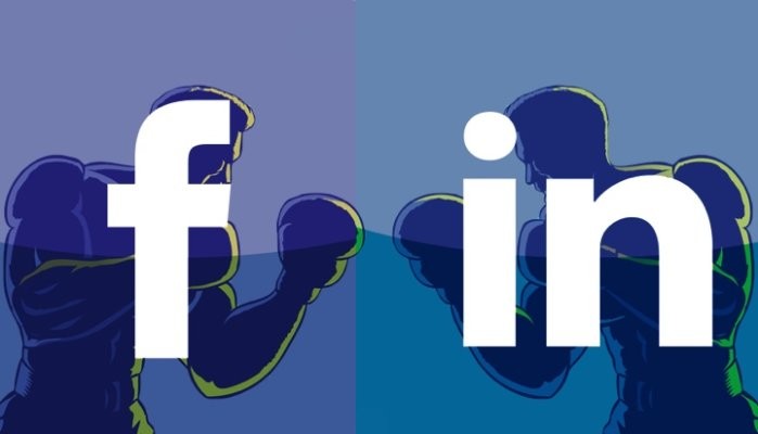 facebook vs linkedin