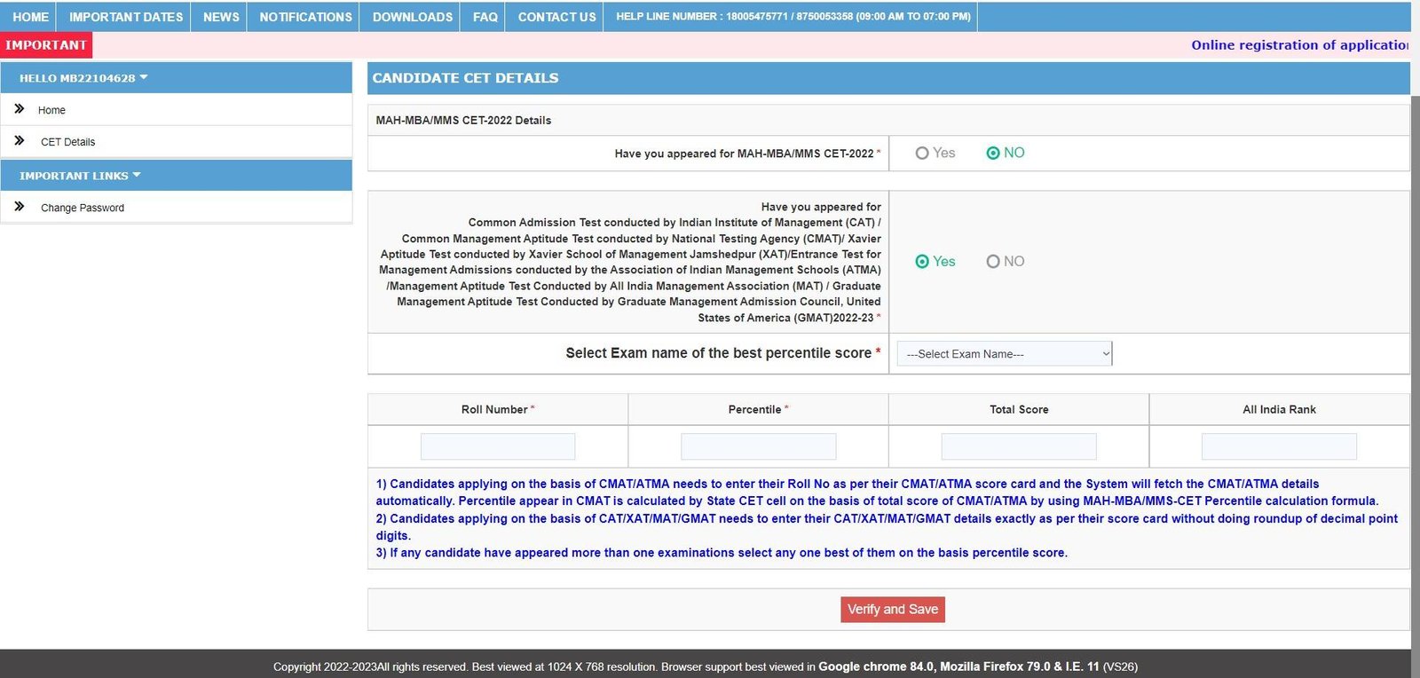 mba mms admissions 2022