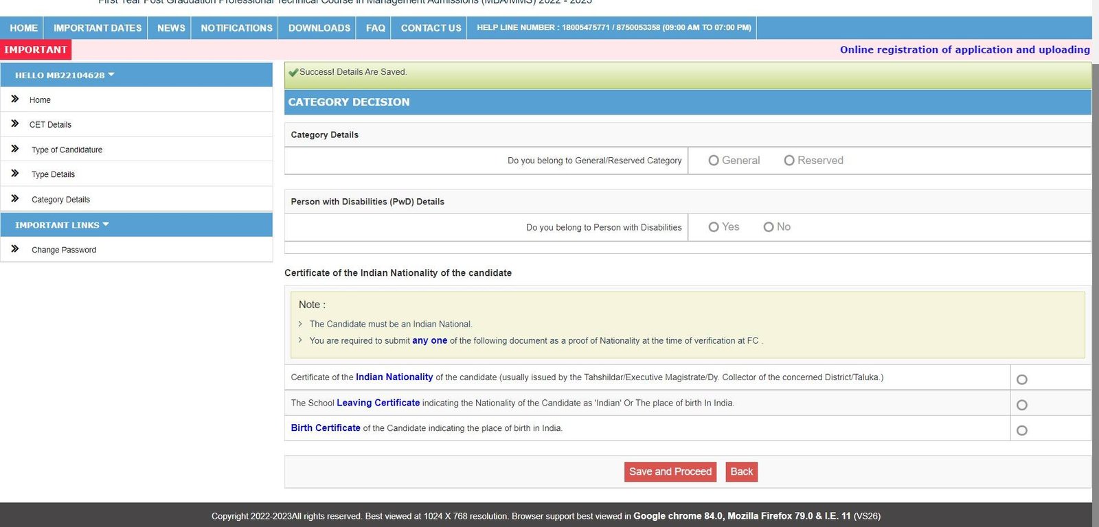 mba mms admissions 2022