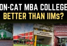 noncat mba colleges better than iims