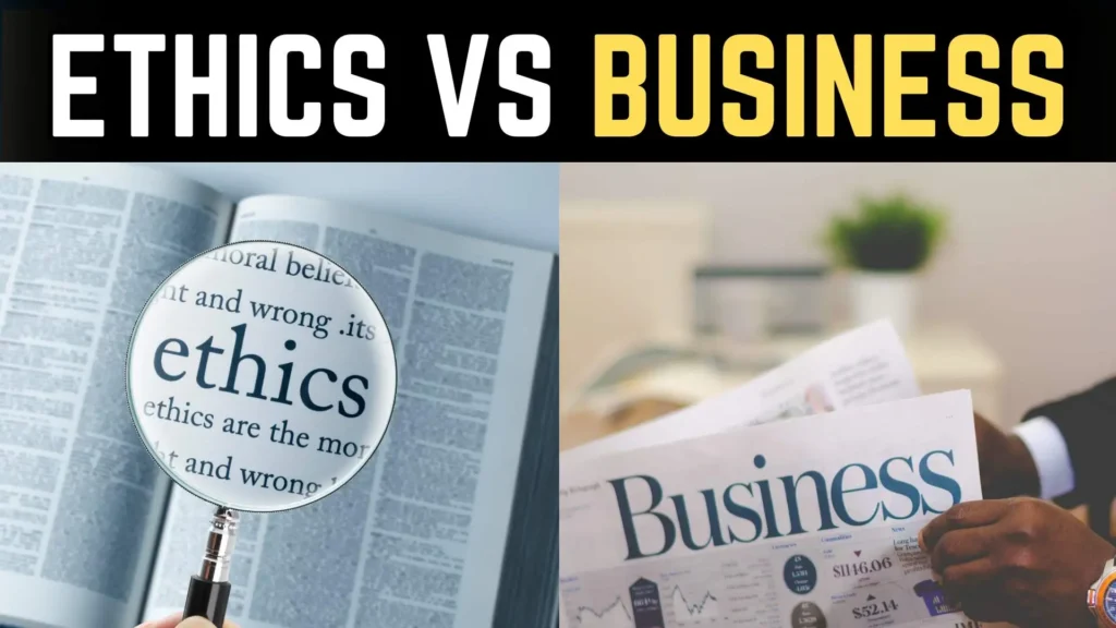 ethics vs business gd topic