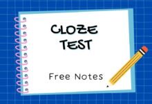 CLOZE TEST PDF NOTES