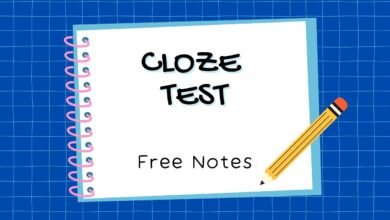 CLOZE TEST PDF NOTES