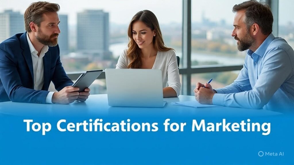 certifications for mba marketing