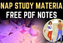 SNAP study material notes pdf