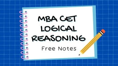 mba cet logical reasoning notes