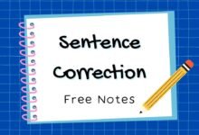 sentence correction pdf