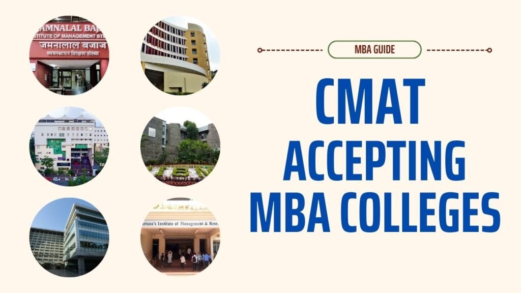MBA Colleges accepting cmat score