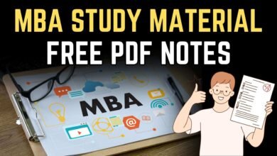 MBA study material free download