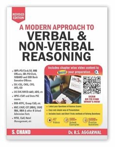 verbal non verbal reasoning RS Aggarwal MBA CET Book