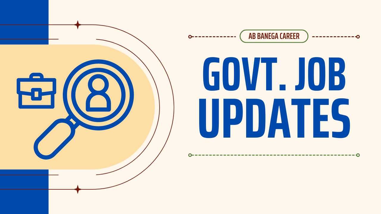 Govt Job Updates 2024 New Govt Job Vacancy Update