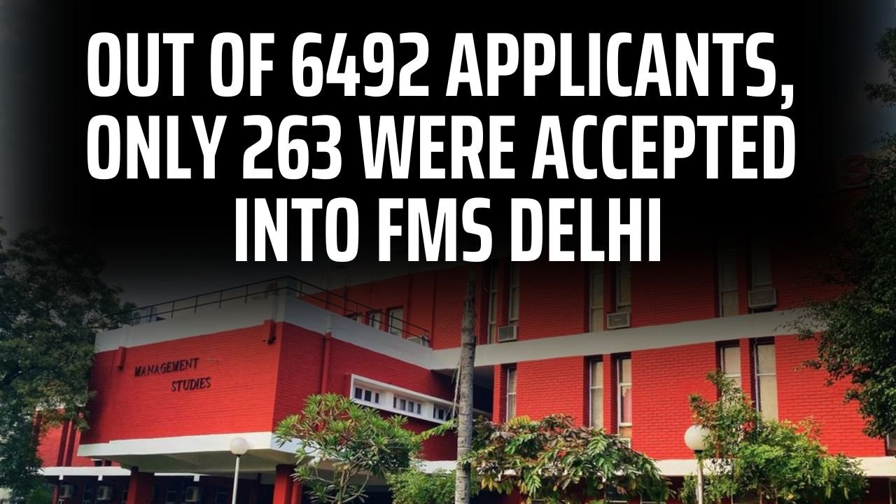 Only 4% student converted FMS Delhi 2023-25 Batch