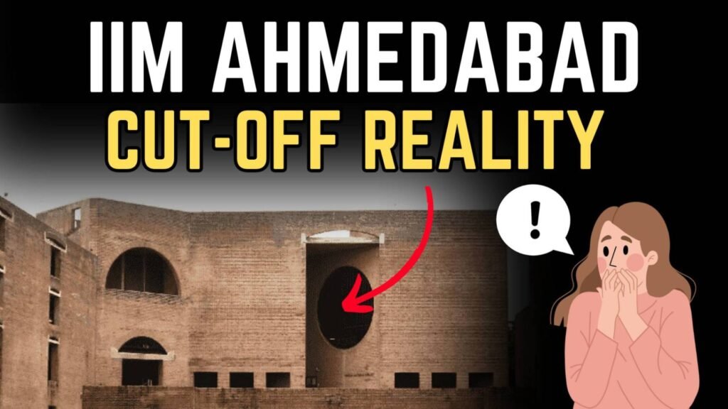 iim ahmedabad cut-off percentile data